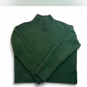 Luxe Forest Green Knit Sweater